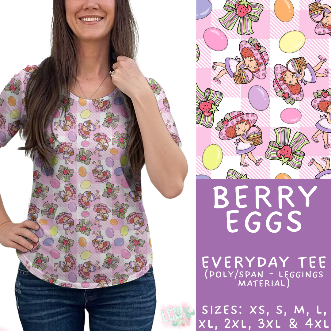 Batch #477 - Magical Character Easter - Closes 1/12 ETA - Early March - Berry Eggs Everyday Tee