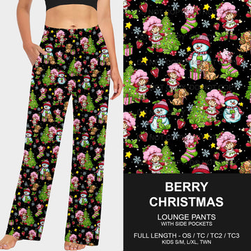 B182 - Preorder Berry Christmas Lounge Pants (Closes 9/29. ETA late Nov.)