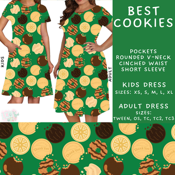 Batch #224 - Cookie Dealer 2 - Closes 10/28 - ETA mid Dec - Best Cookies Adult & Kids Dresses