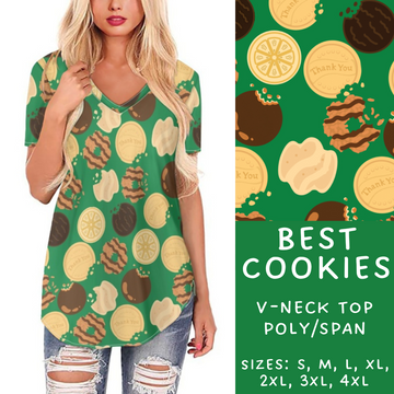 Batch #224 - Cookie Dealer 2 - Closes 10/28 - ETA mid Dec - Best Cookies V-Neck Tee