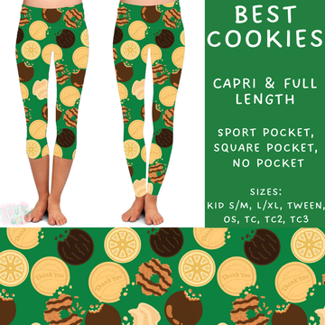 Batch #224 - Cookie Dealer 2 - Closes 10/28 - ETA mid Dec - Best Cookies Full and Capri Length Leggings