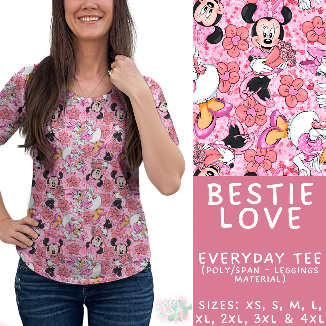 Batch #457 - Magical Character Love Collection - Closes 12/1 - ETA mid Jan - Bestie Love Everyday Tee