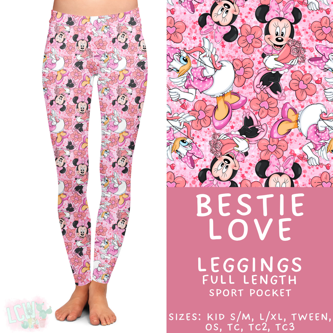 Batch #457 - Magical Character Love Collection - Closes 12/1 - ETA mid Jan - Bestie Love Full Length Leggings