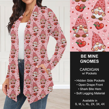 B263 - Preorder Be Mine Gnomes Cardigan w/ Pockets (Closes 11/30. ETA: late Jan.)