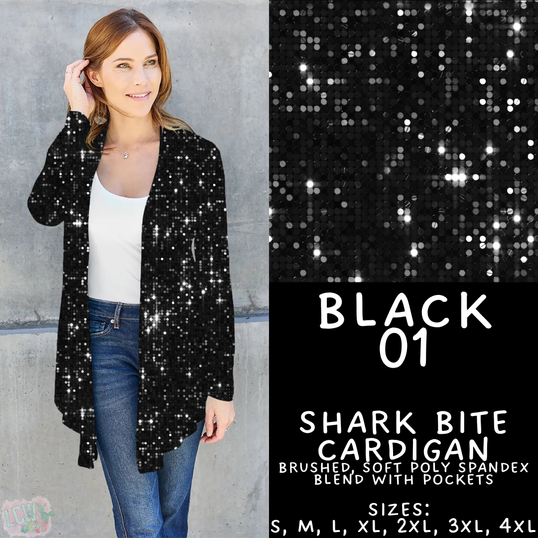 Batch #459 - Black Collection - Closes 12/4 - ETA late Jan - Black 01 Cardigan