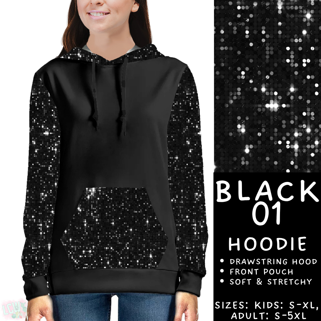 Batch #459 - Black Collection - Closes 12/4 - ETA late Jan - Black 01 Hoodie