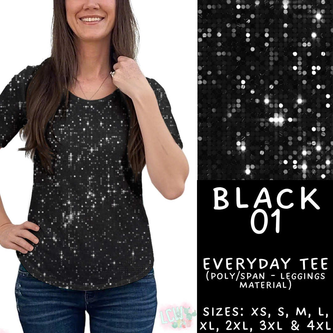 Batch #459 - Black Collection - Closes 12/4 - ETA late Jan - Black 01  Everyday Tee