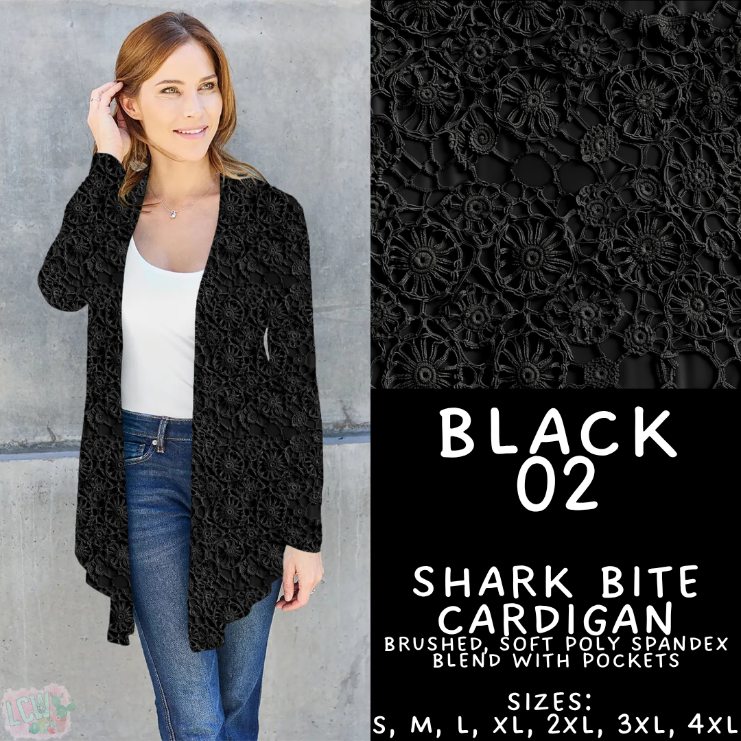 Batch #459 - Black Collection - Closes 12/4 - ETA late Jan - Black 02 Cardigan