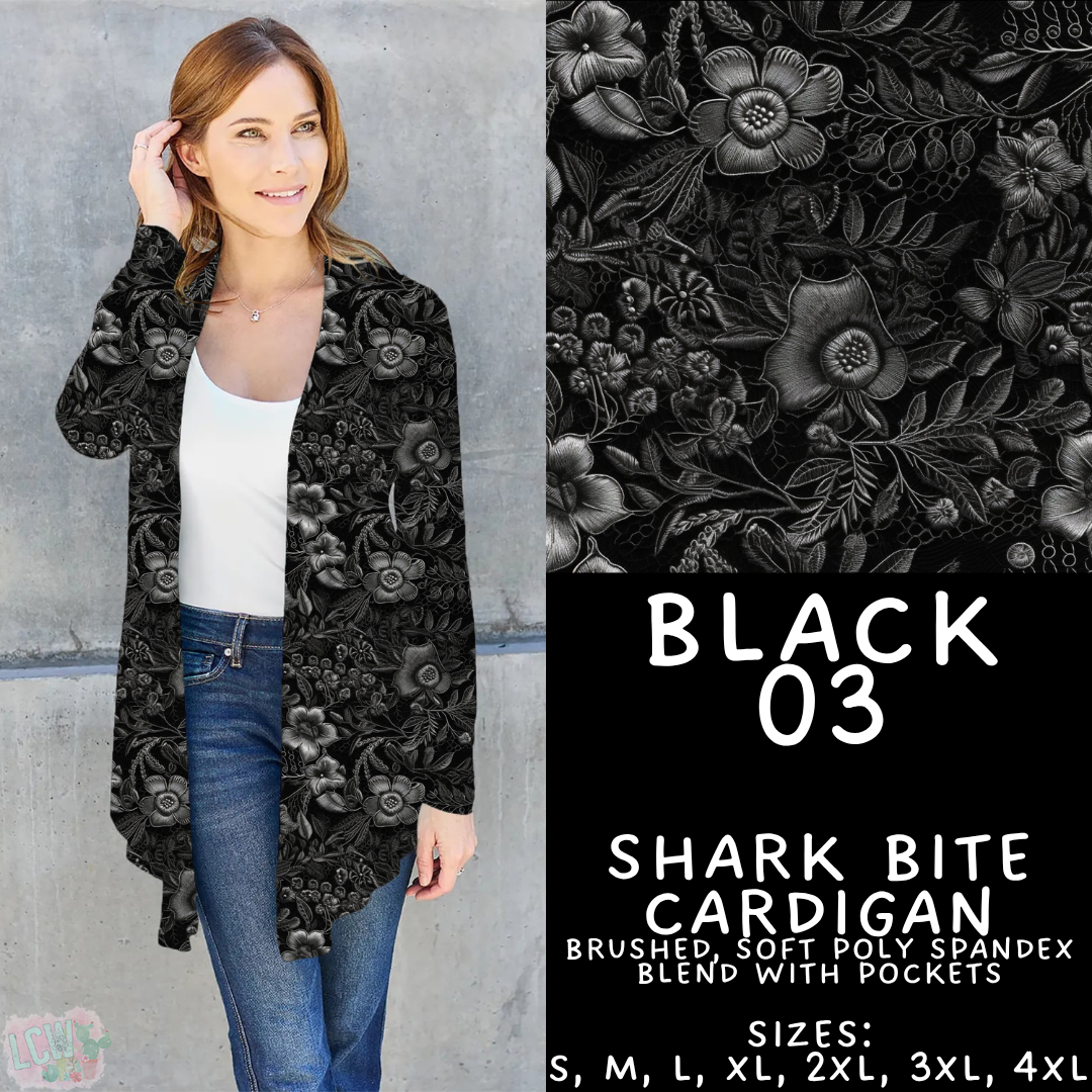 Batch #459 - Black Collection - Closes 12/4 - ETA late Jan - Black 03 Cardigan