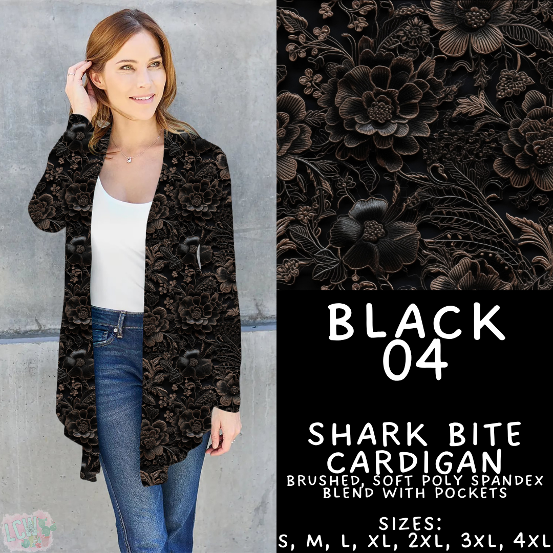 Batch #459 - Black Collection - Closes 12/4 - ETA late Jan - Black 04 Cardigan