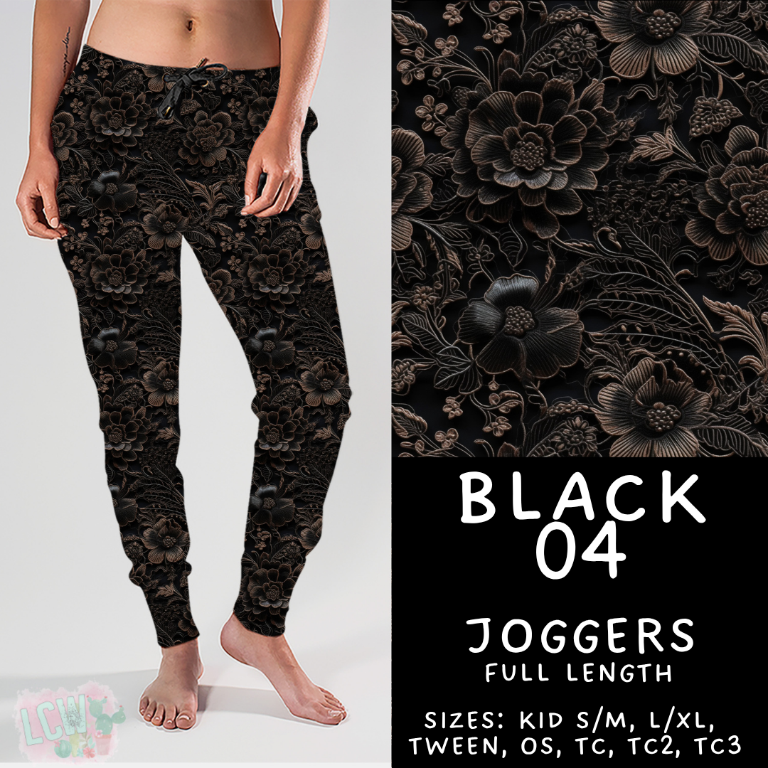 Batch #459 - Black Collection - Closes 12/4 - ETA late Jan - Black 04 Joggers