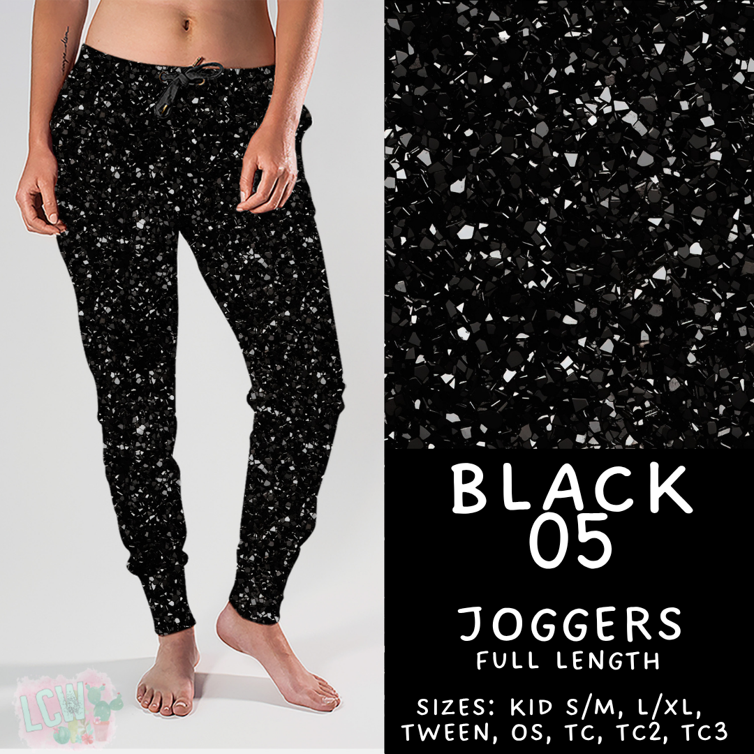 Batch #459 - Black Collection - Closes 12/4 - ETA late Jan - Black 05 Joggers