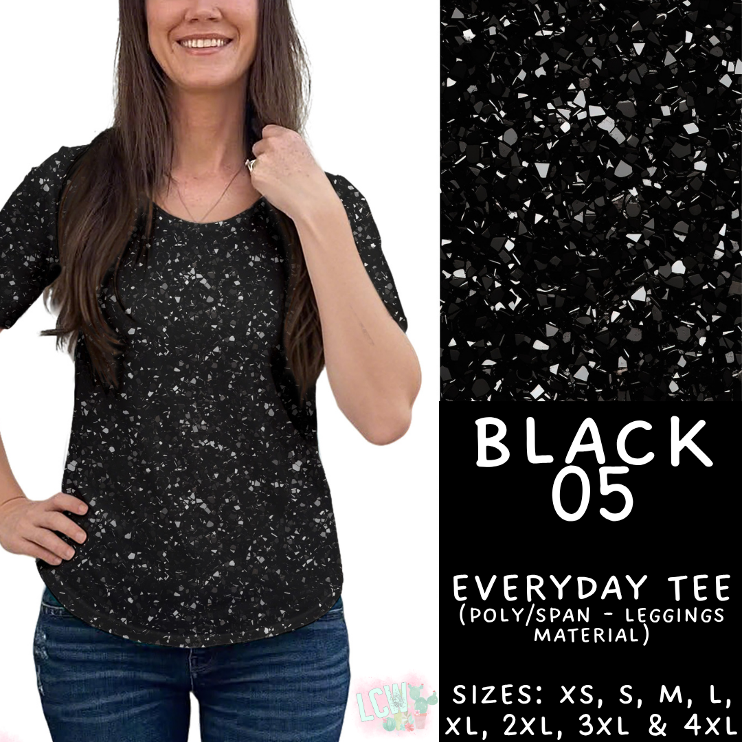 Batch #459 - Black Collection - Closes 12/4 - ETA late Jan - Black 05 Everyday Tee