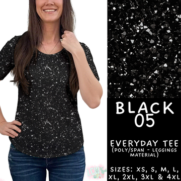 Batch #459 - Black Collection - Closes 12/4 - ETA late Jan - Black 05 Everyday Tee