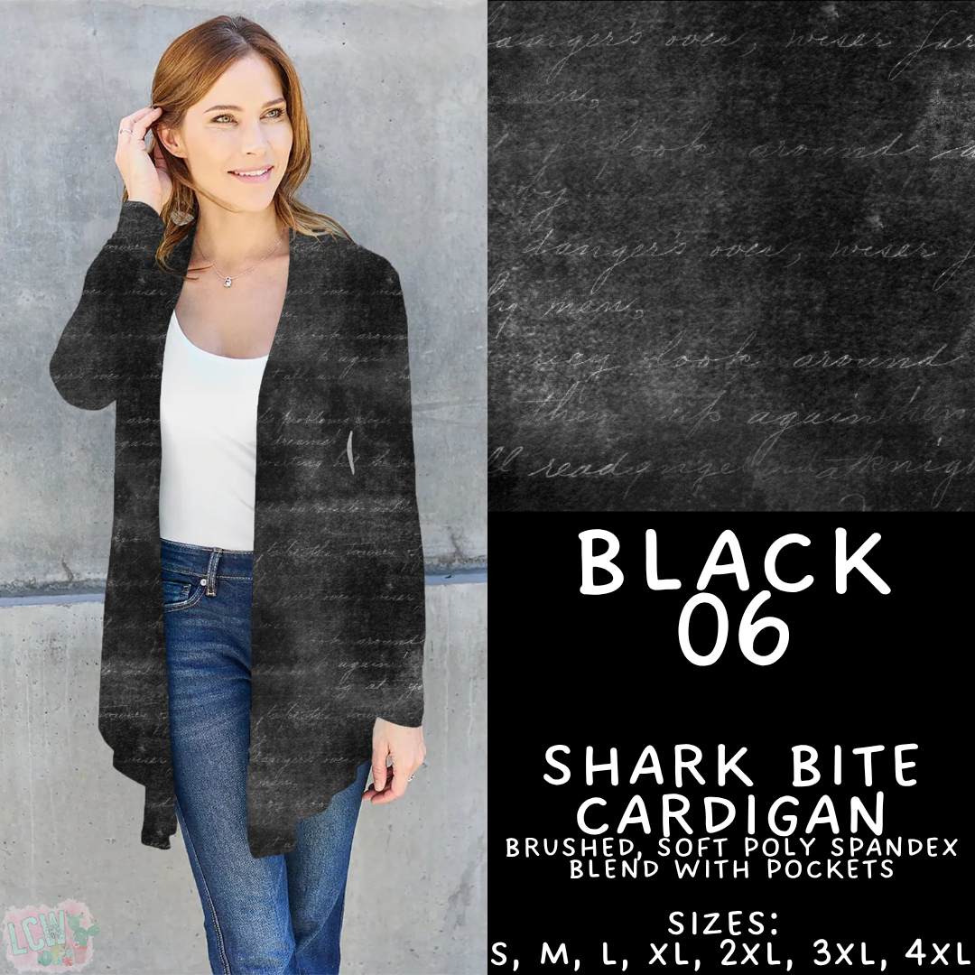 Batch #459 - Black Collection - Closes 12/4 - ETA late Jan - Black 06 Cardigan