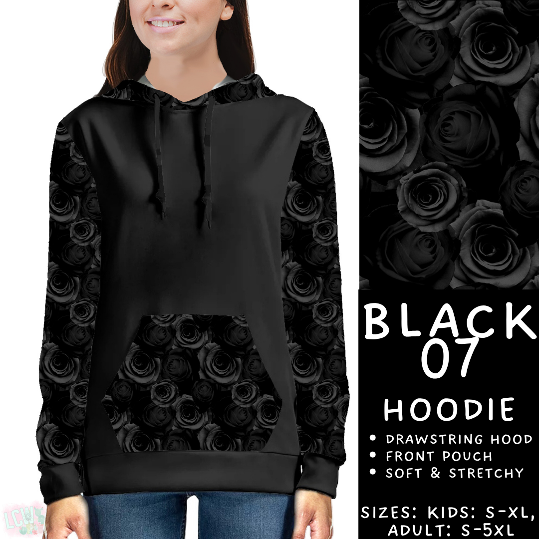 Batch #459 - Black Collection - Closes 12/4 - ETA late Jan - Black 07 Hoodie