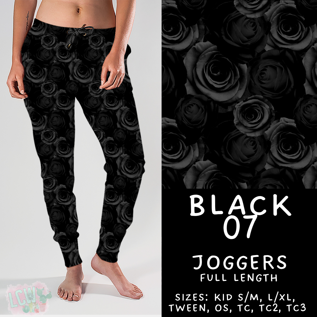 Batch #459 - Black Collection - Closes 12/4 - ETA late Jan - Black 07 Joggers