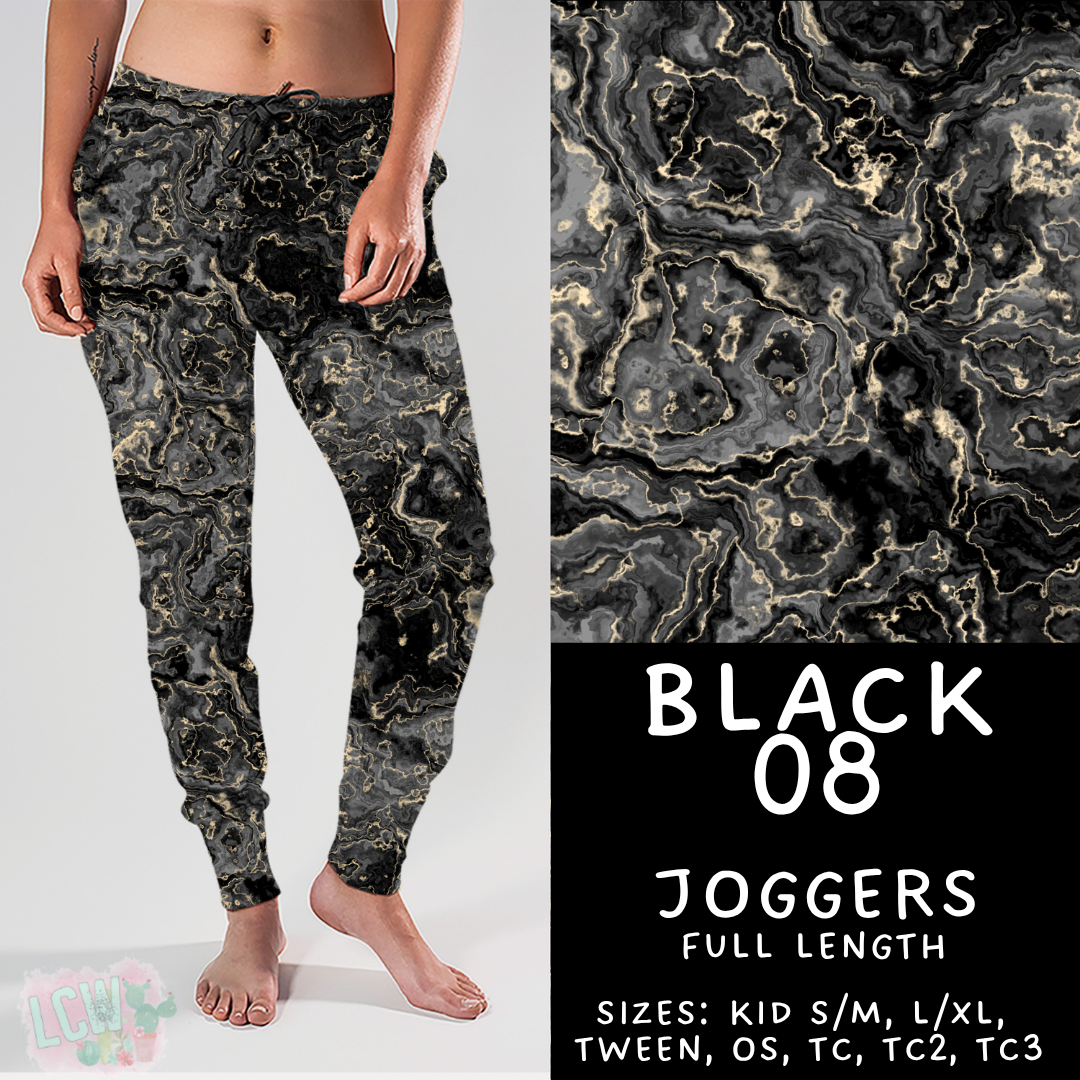 Batch #459 - Black Collection - Closes 12/4 - ETA late Jan - Black 08 Joggers