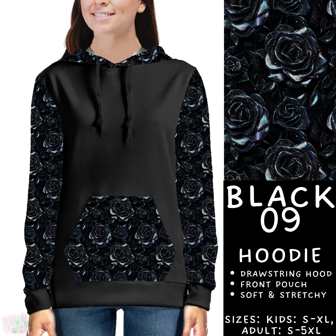 Batch #459 - Black Collection - Closes 12/4 - ETA late Jan - Black 09 Hoodie