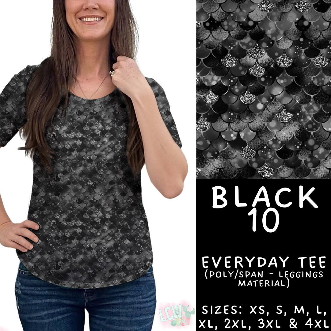 Batch #459 - Black Collection - Closes 12/4 - ETA late Jan - Black 10 Everyday Tee