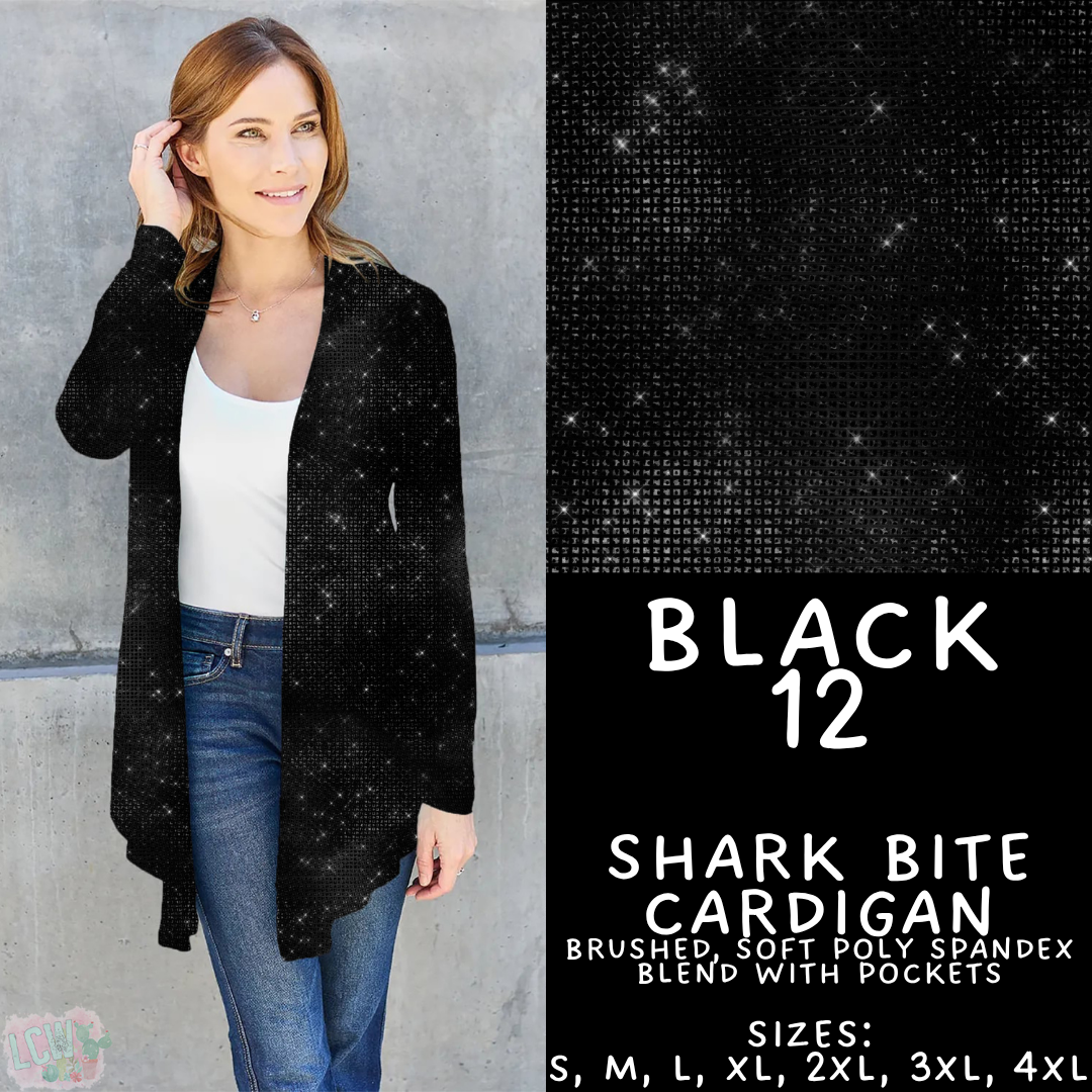 Batch #459 - Black Collection - Closes 12/4 - ETA late Jan - Black 12 Cardigan