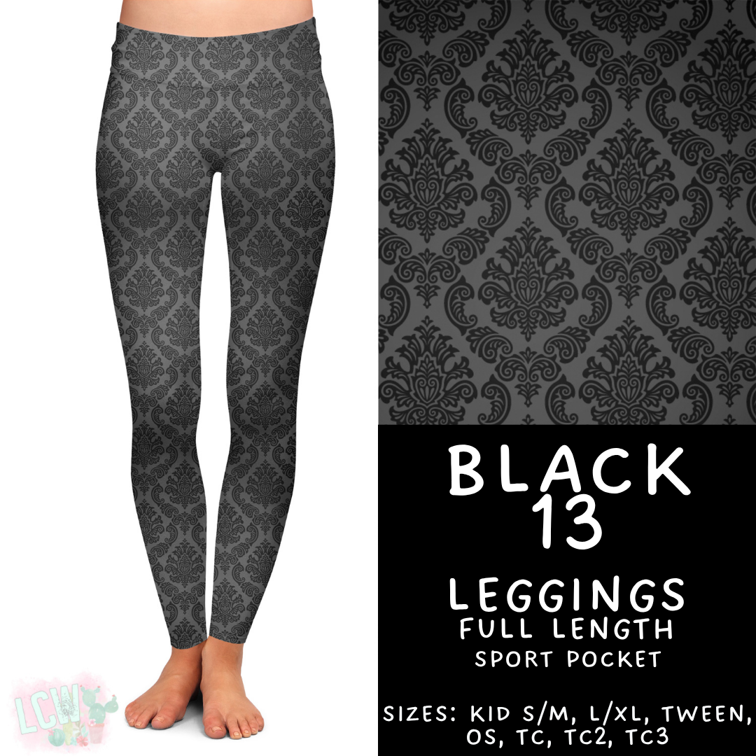 Batch #459 - Black Collection - Closes 12/4 - ETA late Jan - Black 13 Full Length Leggings