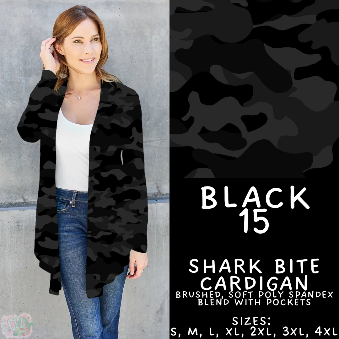 Batch #459 - Black Collection - Closes 12/4 - ETA late Jan - Black 15 Cardigan