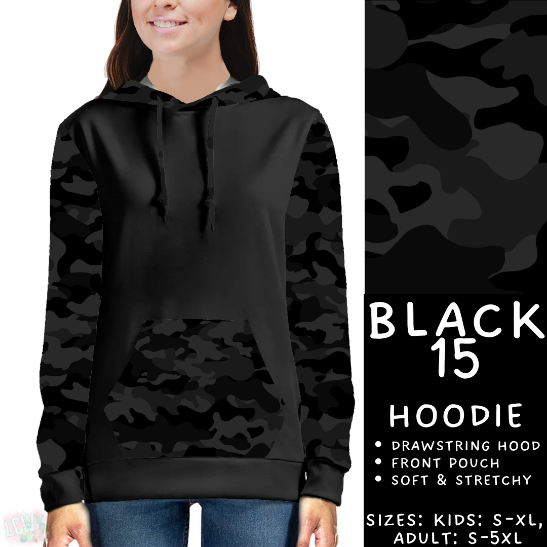Batch #459 - Black Collection - Closes 12/4 - ETA late Jan - Black 15 Hoodie
