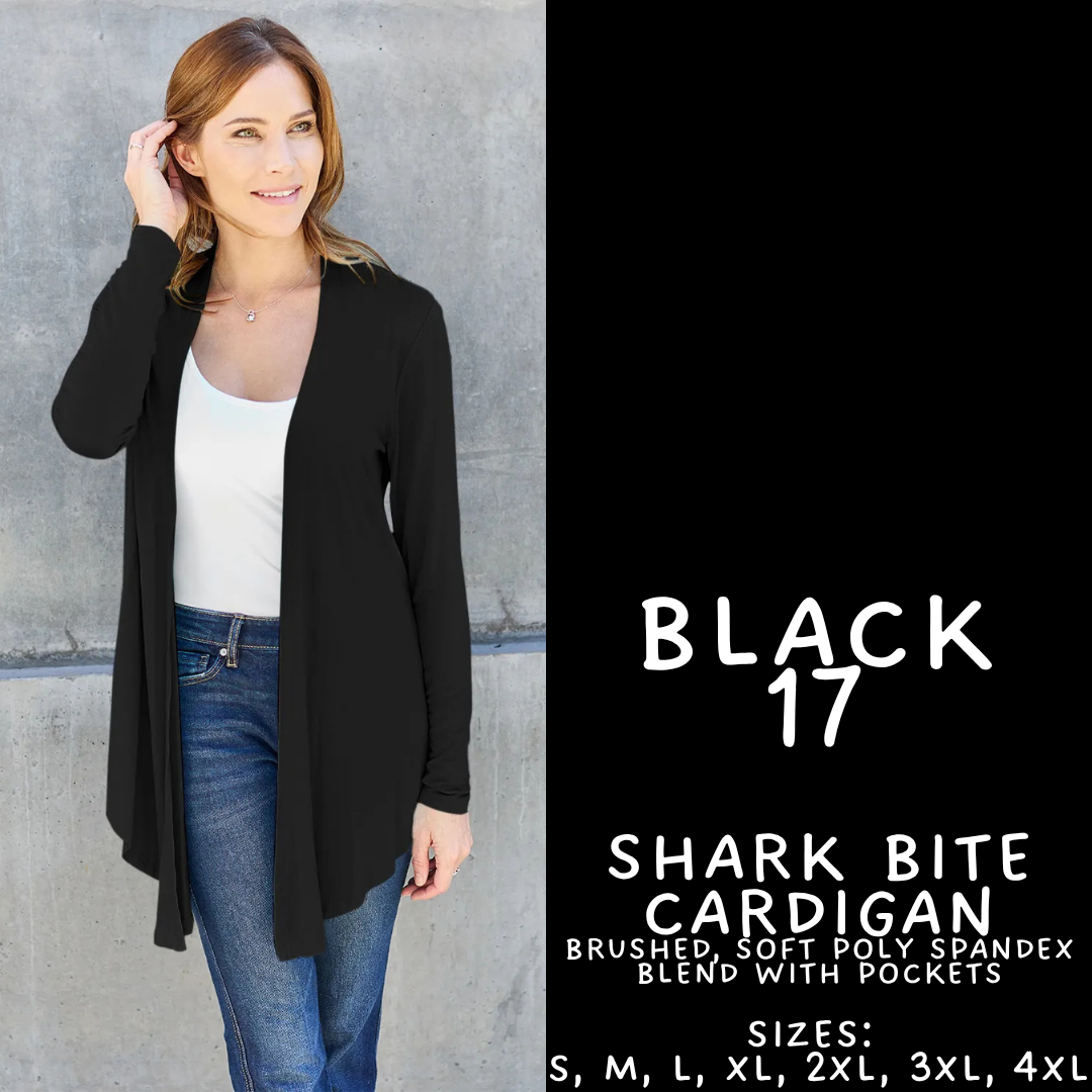 Batch #459 - Black Collection - Closes 12/4 - ETA late Jan - Black 17 Cardigan