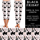 Ready To Ship - Black Friday Full and Capri Length Leggings
