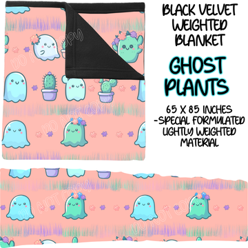 GHOST PLANTS - BLACK VELVET WEIGHTED BLANKET ROUND 4 PREORDER CLOSING 10/16