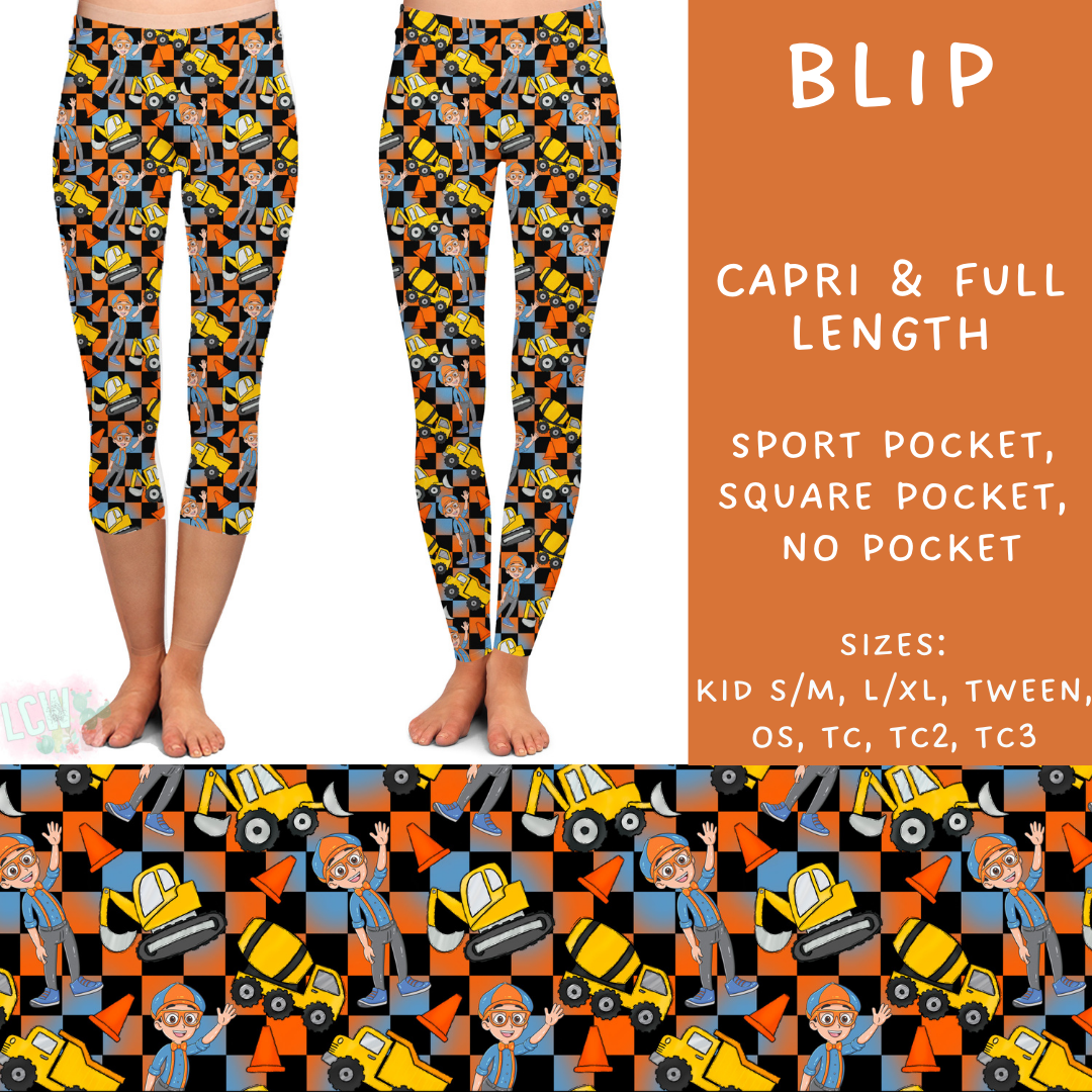 Batch #215 - Cool Characters 5 - Closes 10/11 - ETA late Nov - Blip Full and Capri Length Leggings