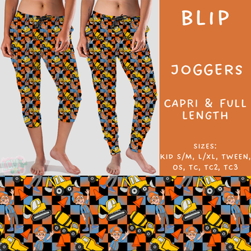 Batch #215 - Cool Characters 5 - Closes 10/11 - ETA late Nov - Blip Full and Capri Length Joggers