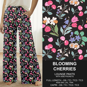 B310 - Preorder Blooming Cherries Lounge Pants (Closes 8/30. ETA: late Oct.)