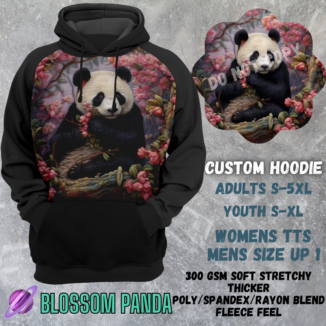 BLOSSOM PANDA - CUSTOM HOODIE RUN PREORDER CLOSING 3/6