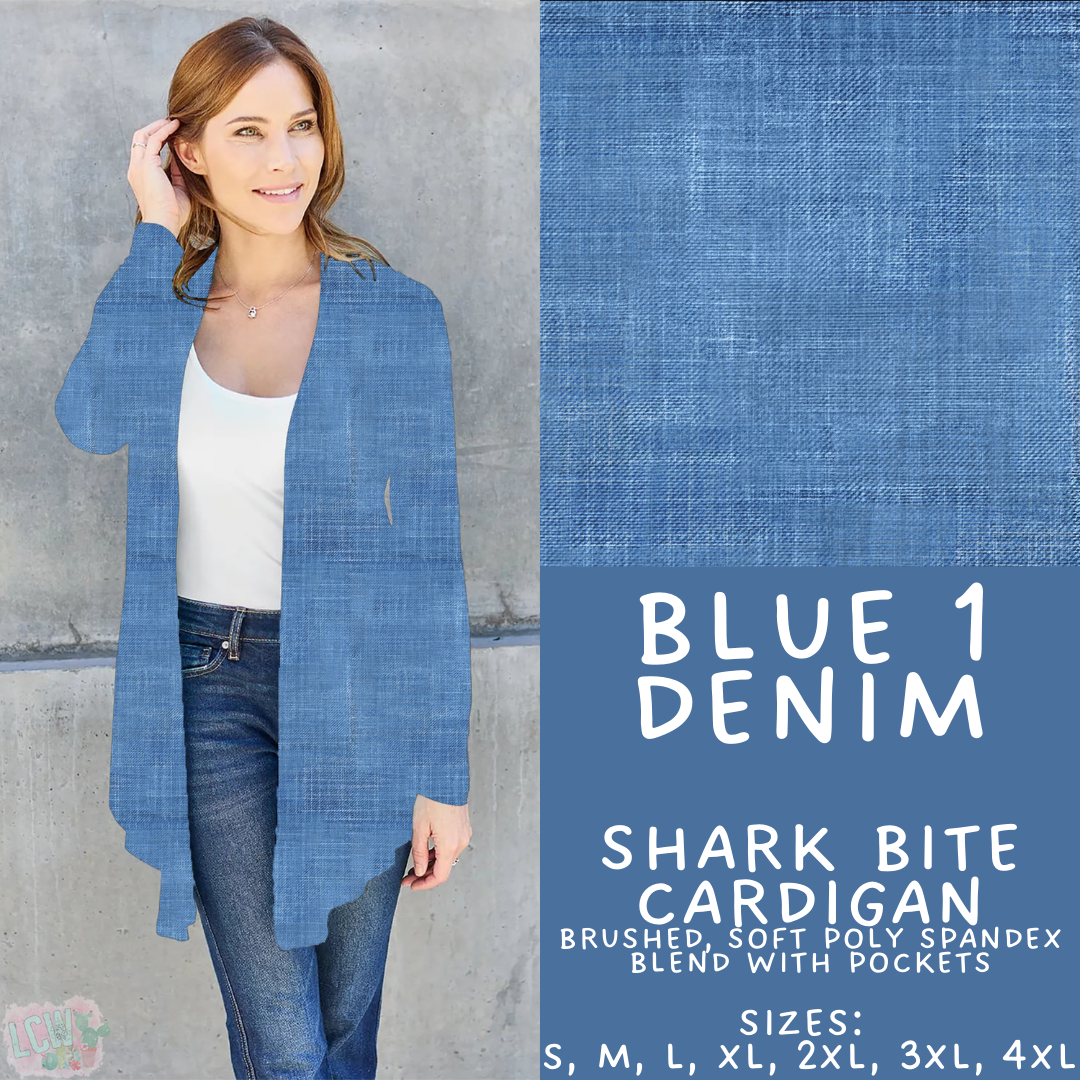 Batch #481 - Colorful Denim - Closes 1/26 - ETA late March - Blue 1 Denim Cardigan