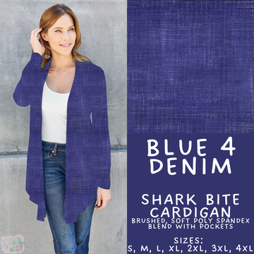Batch #481 - Colorful Denim - Closes 1/26 - ETA late March - Blue 4 Denim Cardigan