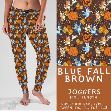 Ready to Ship - Blue Fall Brown Joggers TC2
