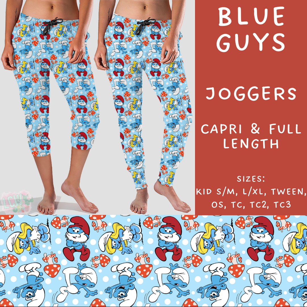 Batch #249 - October Request Run - Closes 12/6 - ETA late Jan - Blue Guys Full and Capri Length Joggers