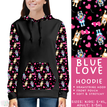 Batch #457 - Magical Character Love Collection - Closes 12/1 - ETA mid Jan - Blue Love Hoodie