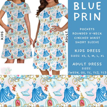 Batch #277 - December Request Run - Closes 1/27 - ETA late March - Blue Prin Adult & Kids Dresses