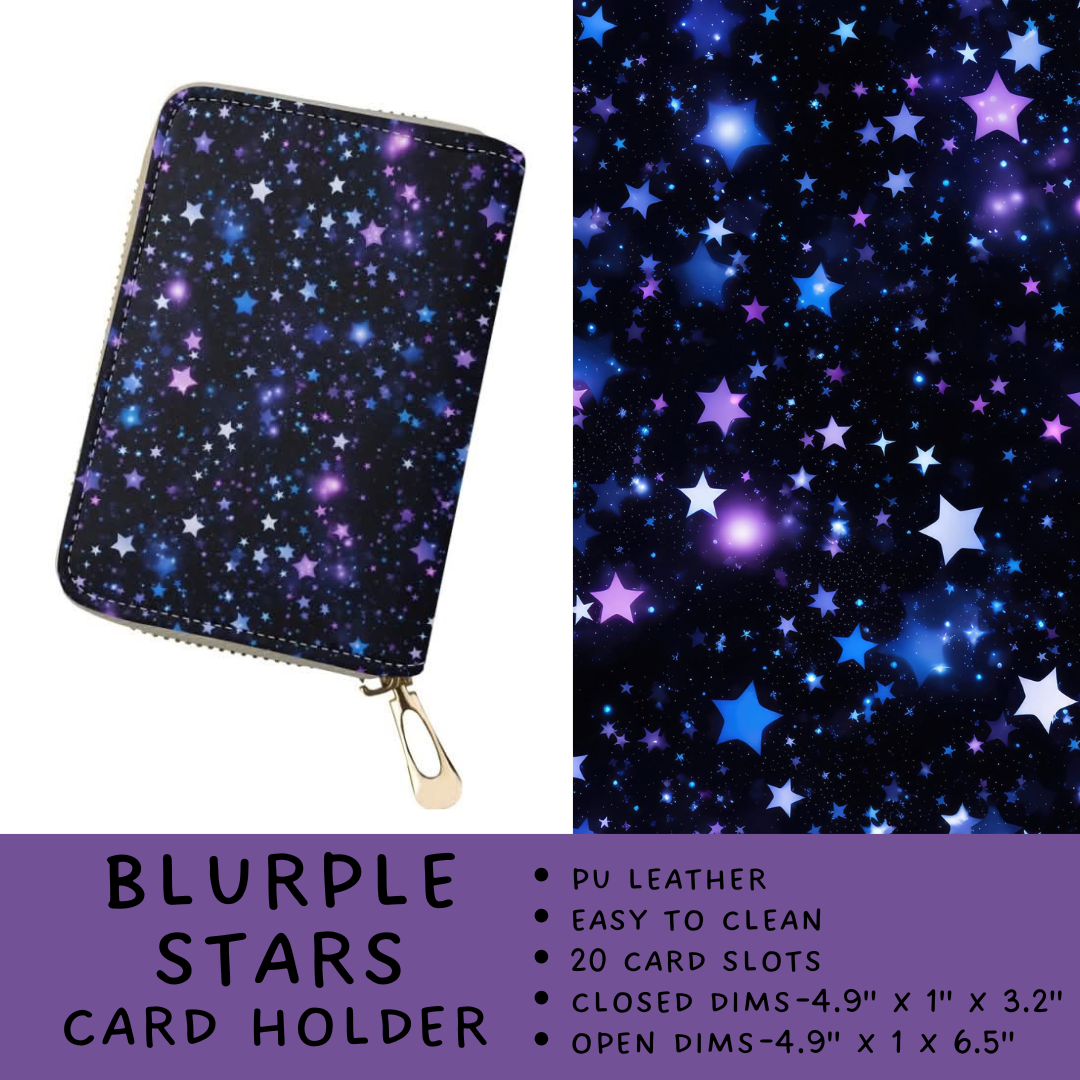 Batch #265 - Card Holders & Foldable Wallets - Closes 1/1 - ETA mid Feb - Blurple Stars Card Holder