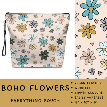 Batch #246 - The Everything Pouch - Closes 11/29 - ETA mid Jan - Boho Flowers Everything Pouch