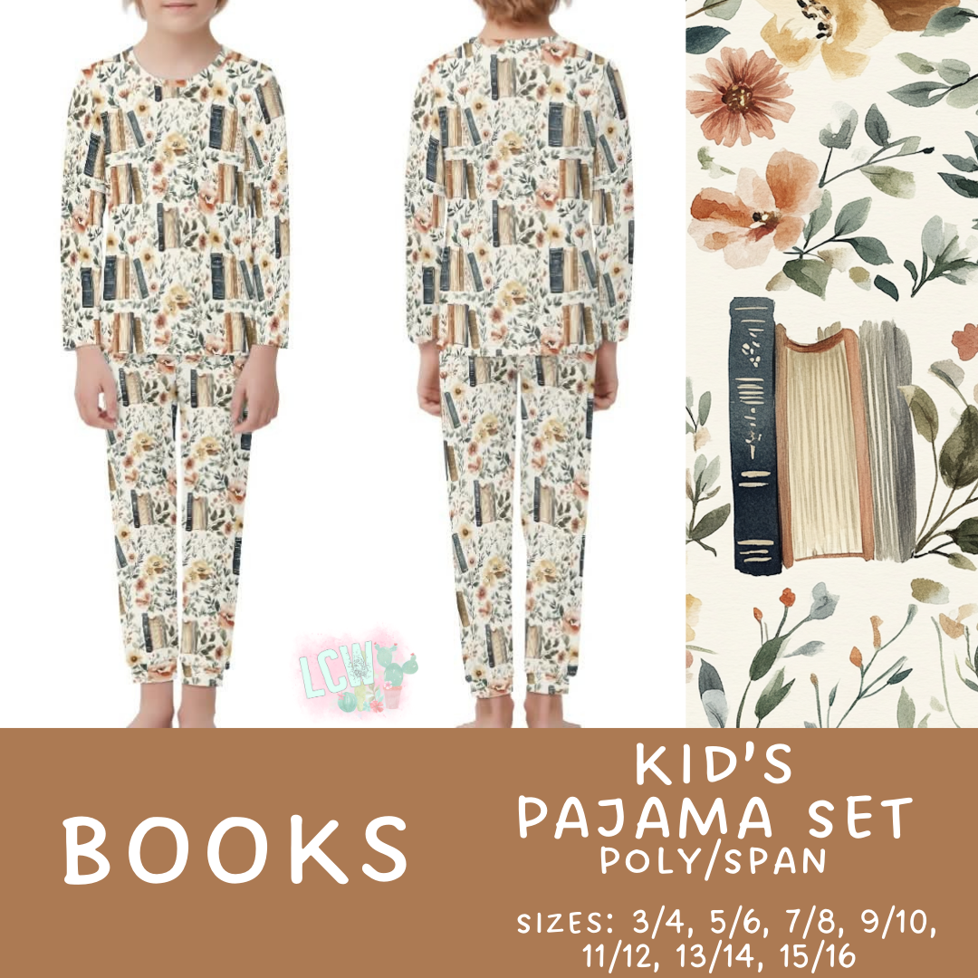 Batch #344 - Family Pajama Party - Closes 5/23 - ETA late July - Books Kid's Pajama Sets