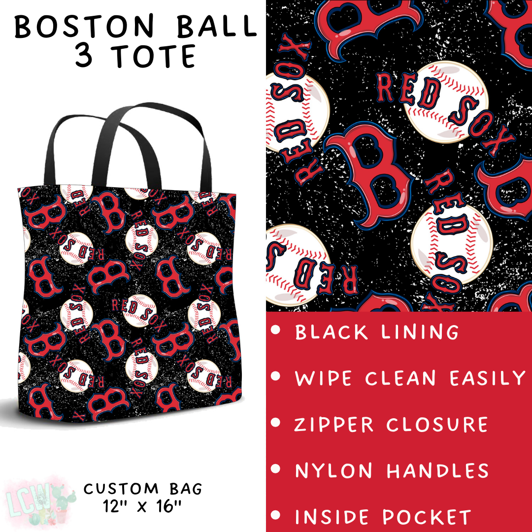 Batch #343 - Home Run Collection - Closes 5/22 - ETA mid July - Boston Ball 3 Tote