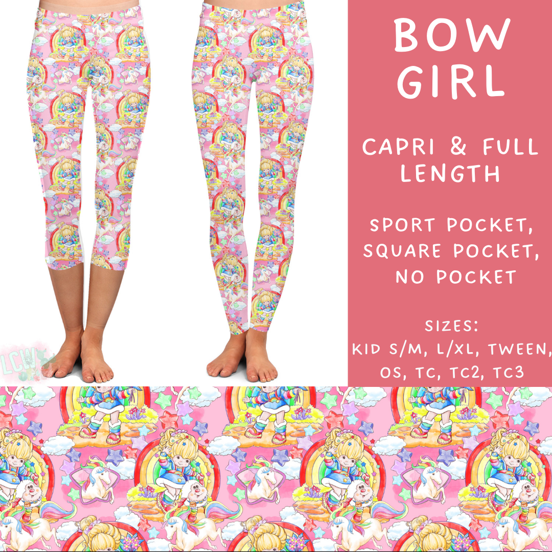 Batch #249 - October Request Run - Closes 12/6 - ETA late Jan - Bow Girl Full and Capri Length Leggings