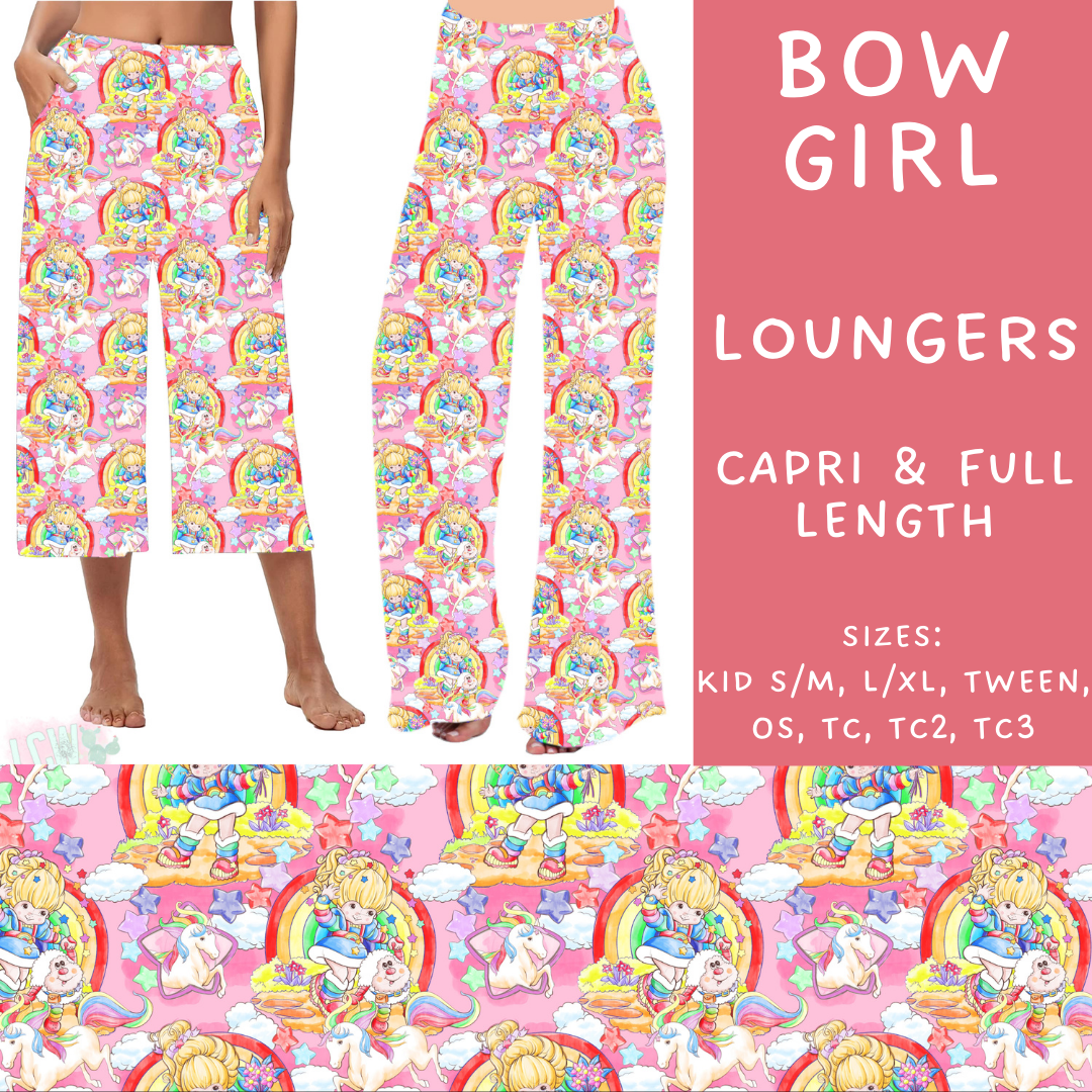 Batch #249 - October Request Run - Closes 12/6 - ETA late Jan - Bow Girl Capri and Full Length Loungers