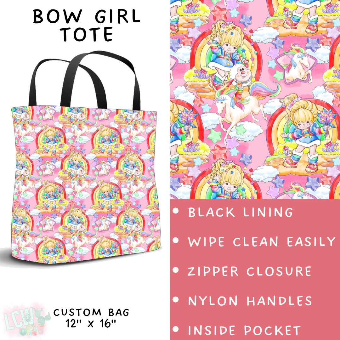 Batch #249 - October Request Run - Closes 12/6 - ETA late Jan - Bow Girl Tote