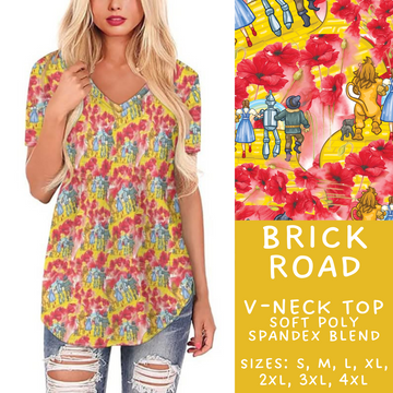 Batch #272 - Storybook Collection - Closes 1/17 - ETA late March - Brick Road V-Neck Tee