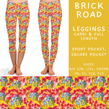 Ready To Ship - Brick Road - Full Length Leggings & Capris - TC2